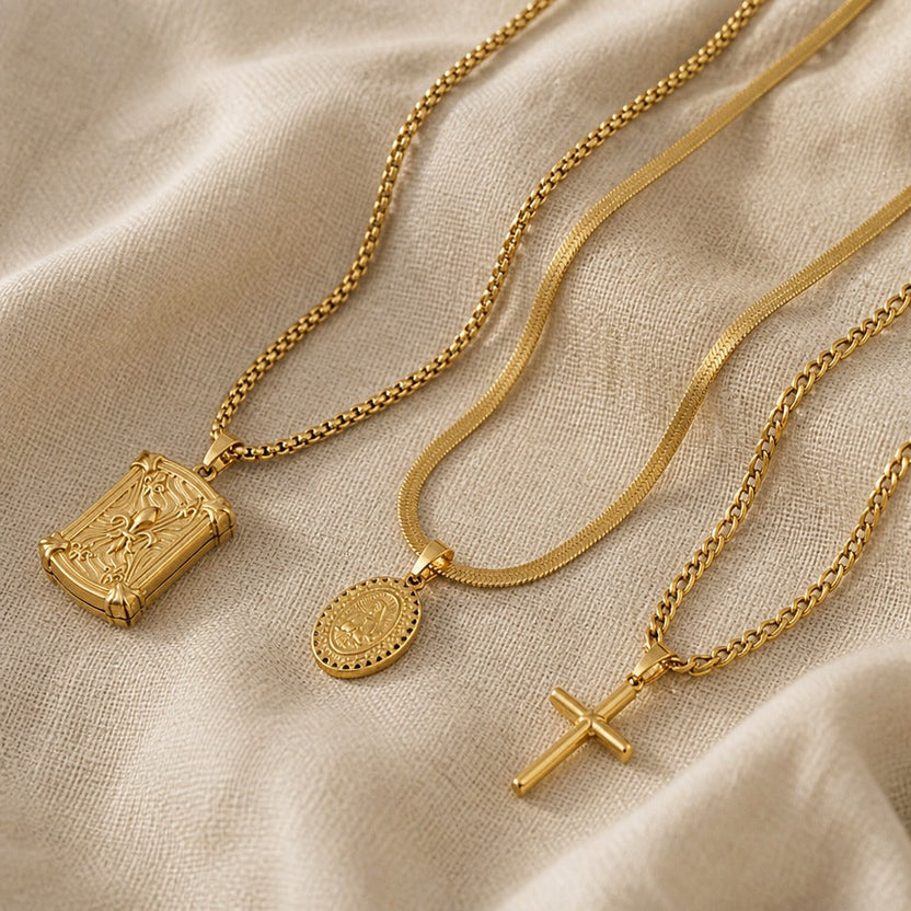 Set de collares en capas Imperial Charm