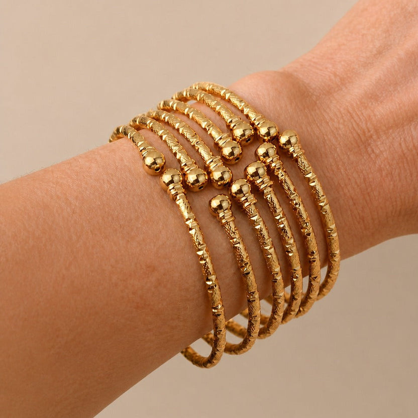 Brazalete apilable Legado Dorado