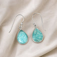 Pendientes bohemios de cristal y piedra preciosa – imagen 2