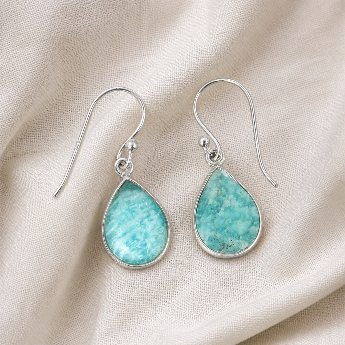 Pendientes bohemios de cristal y piedra preciosa – imagen 2
