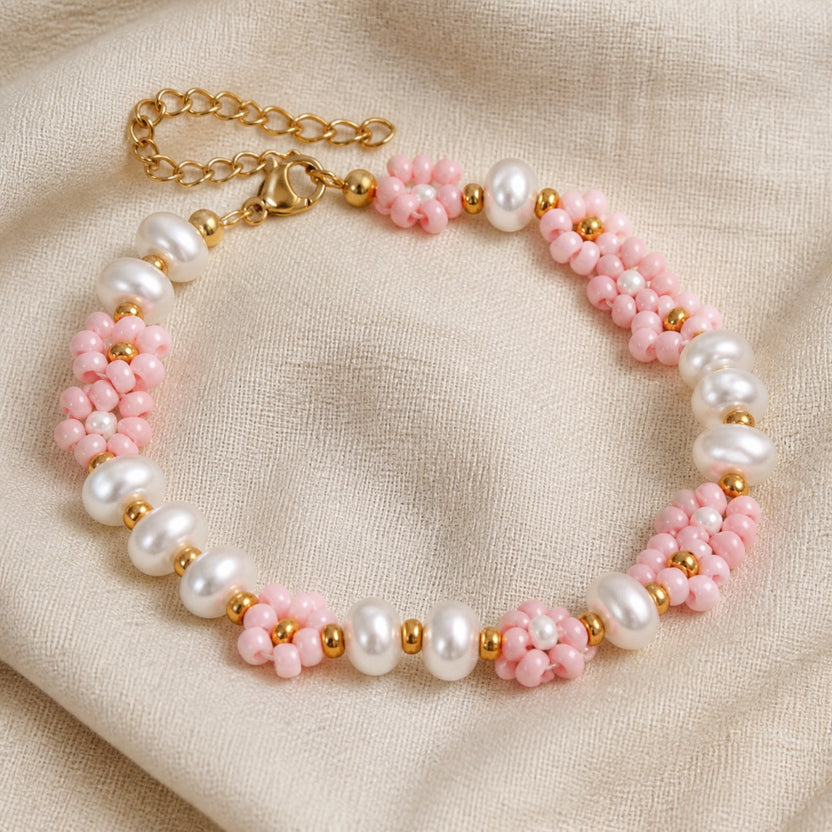Pulsera Corazón Noble en Flor