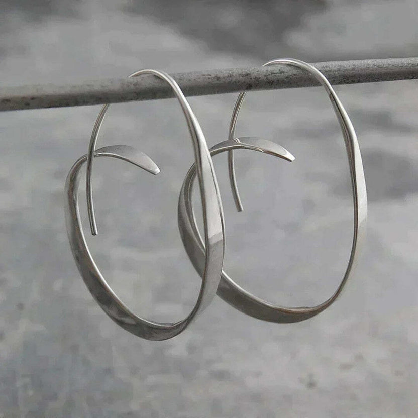 Pendientes de espiral abierta