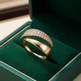 Anillo envolvente cruzado elegante – imagen 2