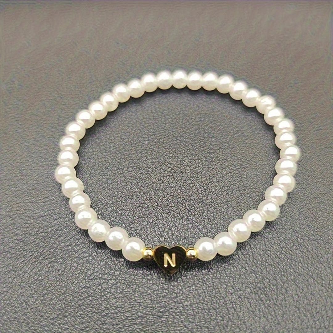Pulsera de perlas con letras de la A a la Z – imagen 15