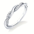Anillo eterno trenzado de circonita con incrustaciones, tendencia – imagen 2