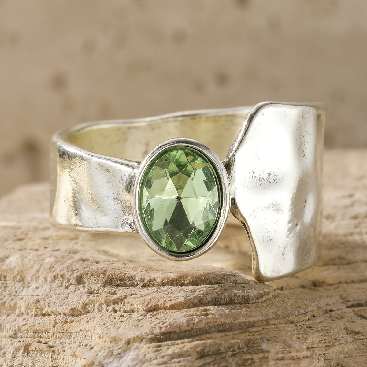 Anillo radiante pastoral de circonita – imagen 2