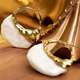 Pendientes irregulares atemporales para fiesta