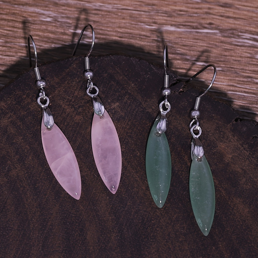 Pendientes colgantes elegantes en forma de gota de agua – imagen 3