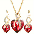 Conjunto de joyería Emerald Heart Infinity – imagen 4