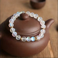 Pulsera de piedra lunar y perlas Trust – imagen 3