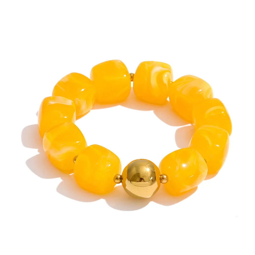 Pulsera juguetona de brillo marmolado – imagen 9