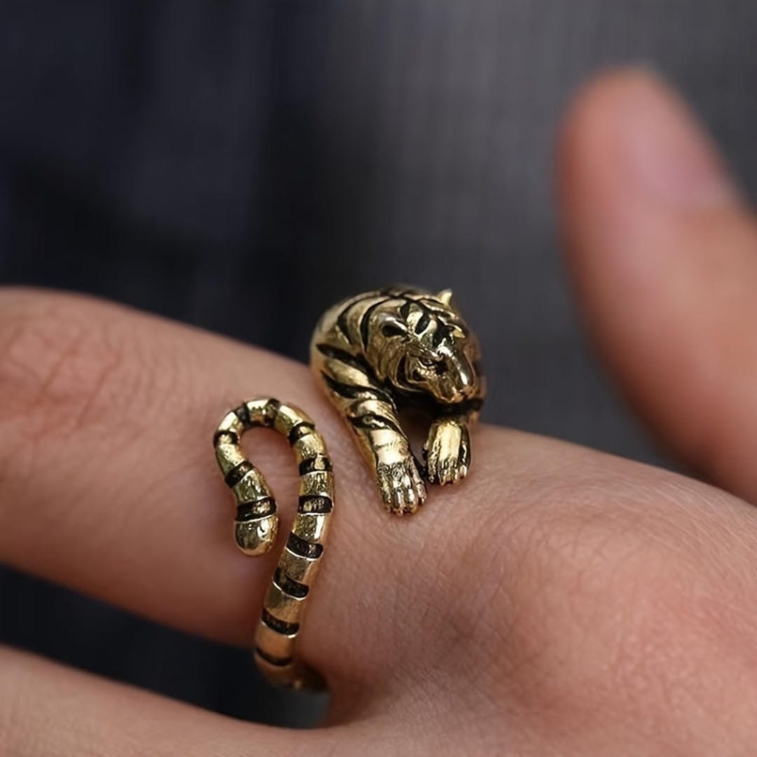 Anillo ajustable Tiger Hug
