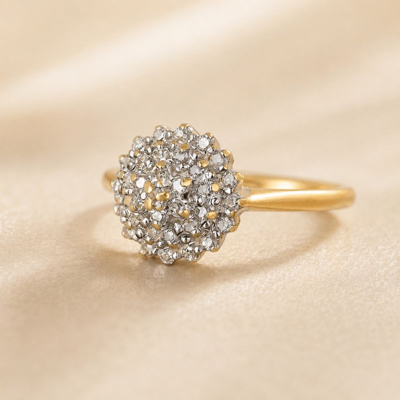 Anillo floral exquisito de lujo – imagen 2