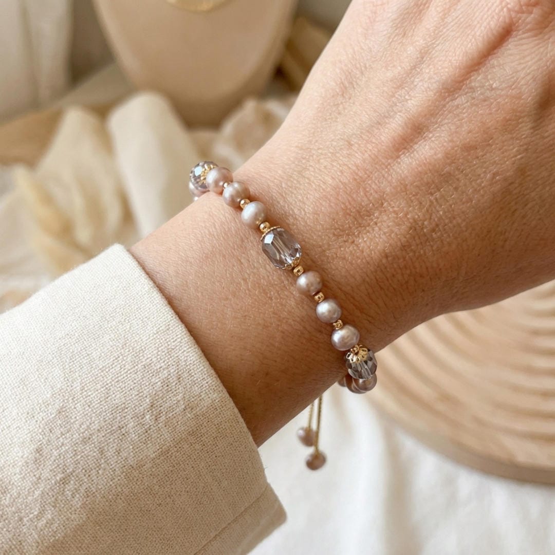 Pulsera ajustable de cuentas Luna – imagen 3