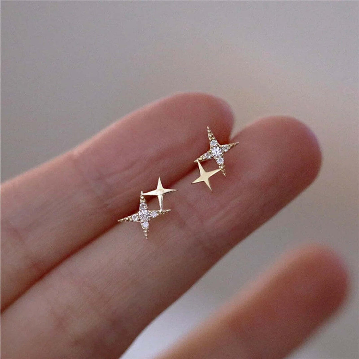 Pendientes estrella luminosos