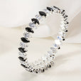 Pulsera de circonita marquesa con ónice – imagen 2