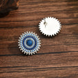 Pendientes bohemios retro redondos tipo rosquilla – imagen 4