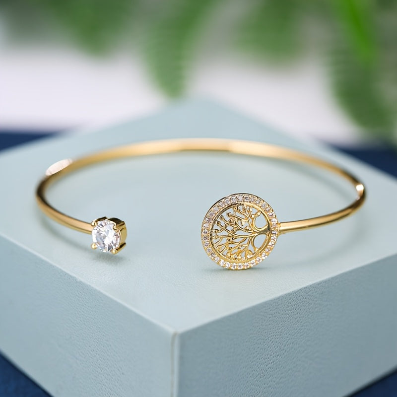 Pulsera de oro blanco Árbol de la Vida – imagen 2