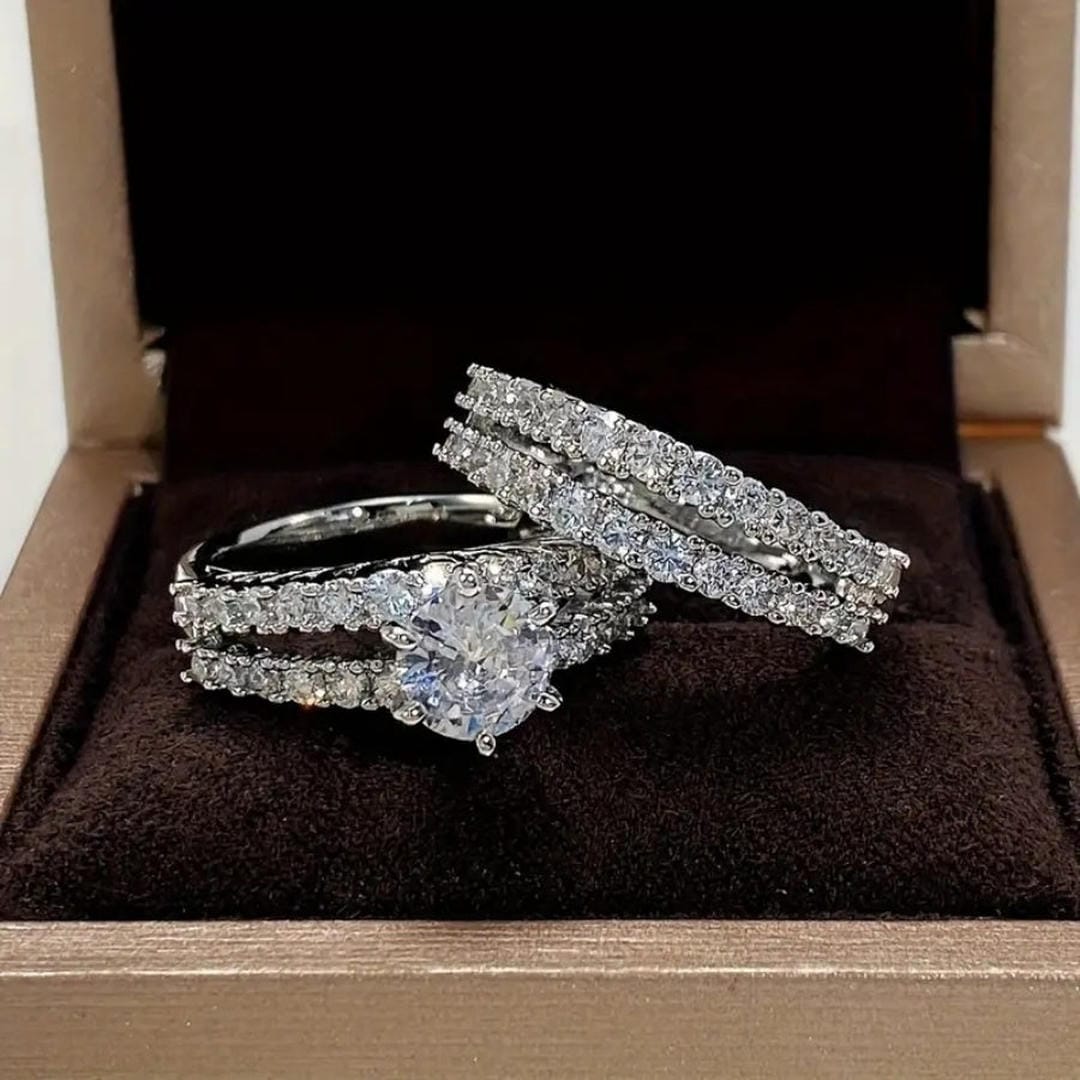 Set de anillos halo radiantes – imagen 2