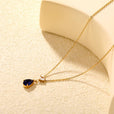 Colgante de oro con zafiro azul imperial – imagen 2
