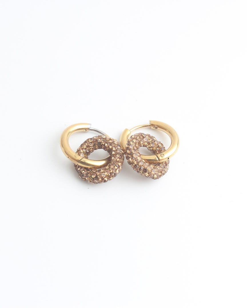 Pendientes Darina con forma de donut – imagen 2