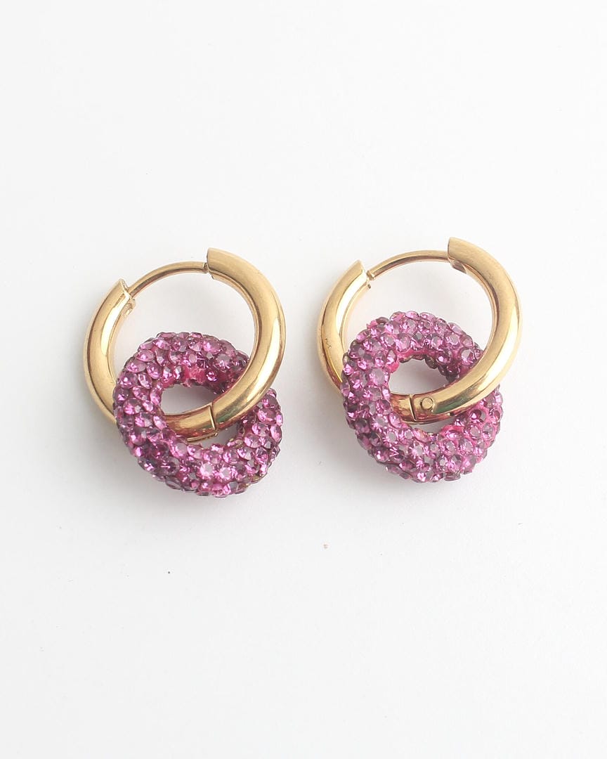 Pendientes Darina con forma de donut – imagen 4