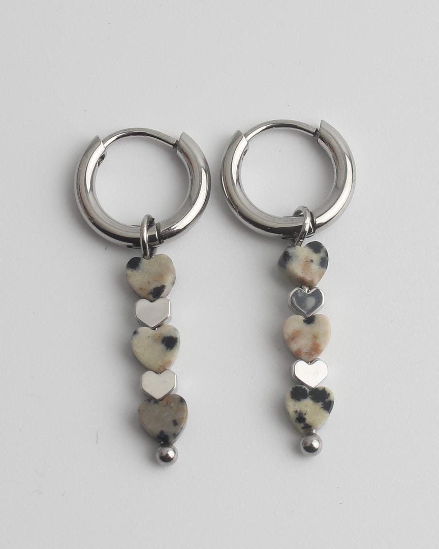 Pendientes triple corazón – imagen 4