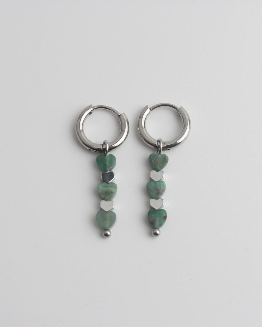 Pendientes triple corazón – imagen 8