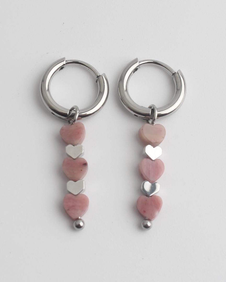 Pendientes triple corazón – imagen 10