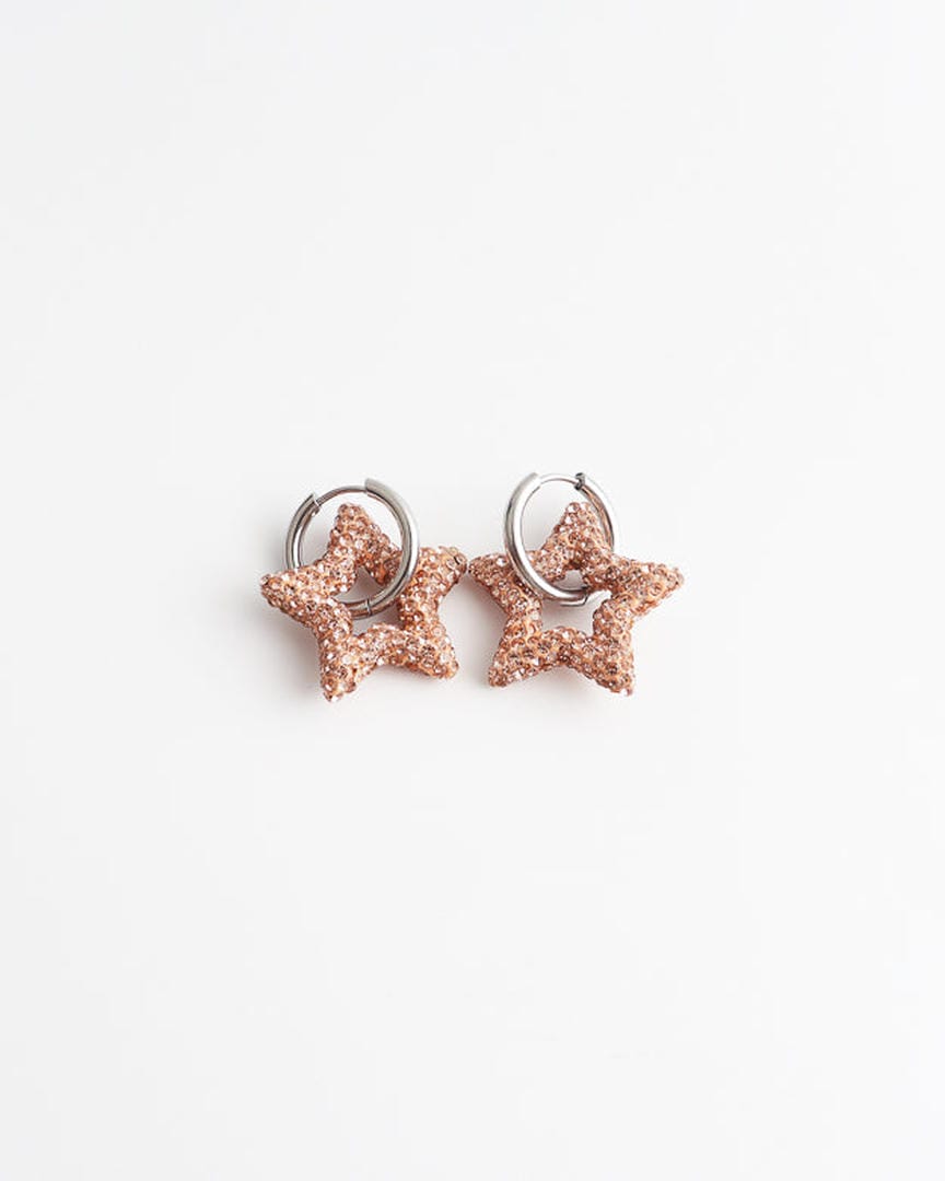 Pendientes de estrella con cristales – imagen 7
