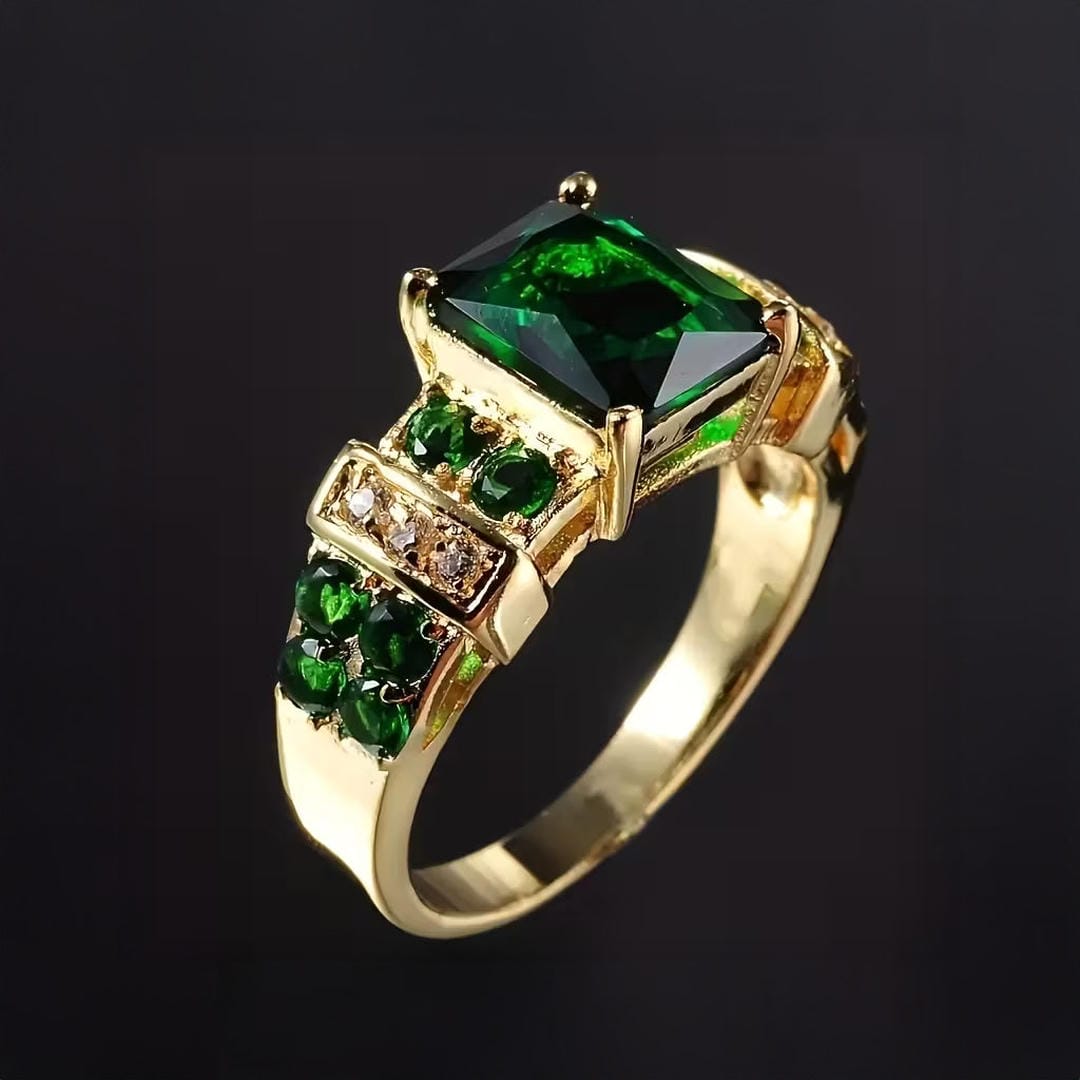 Anillo audaz majestuoso con escudo – imagen 2