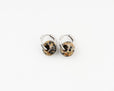 Pendientes aro donut de piedra – imagen 2