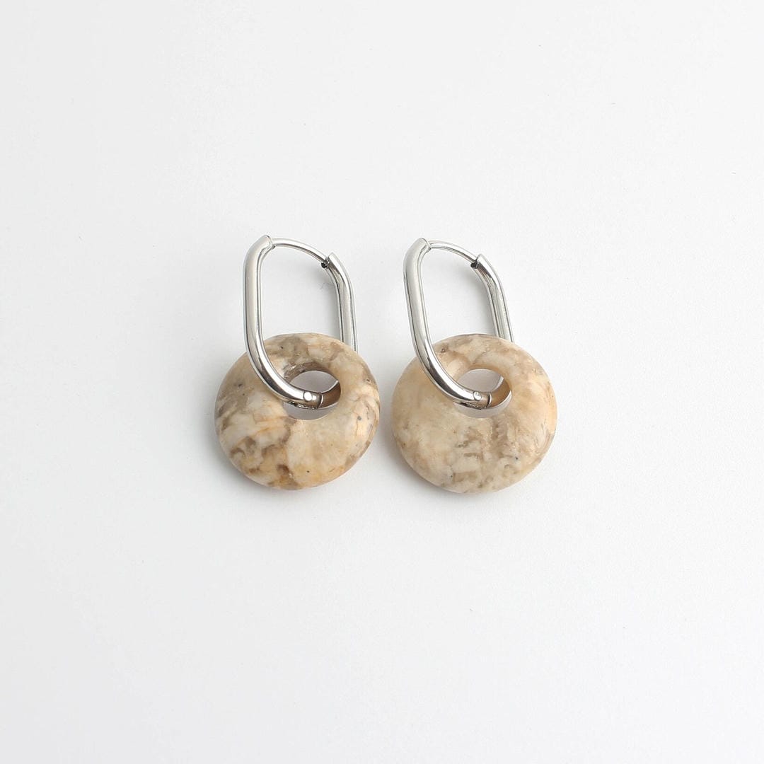 Pendientes Tirza de piedra natural – imagen 16