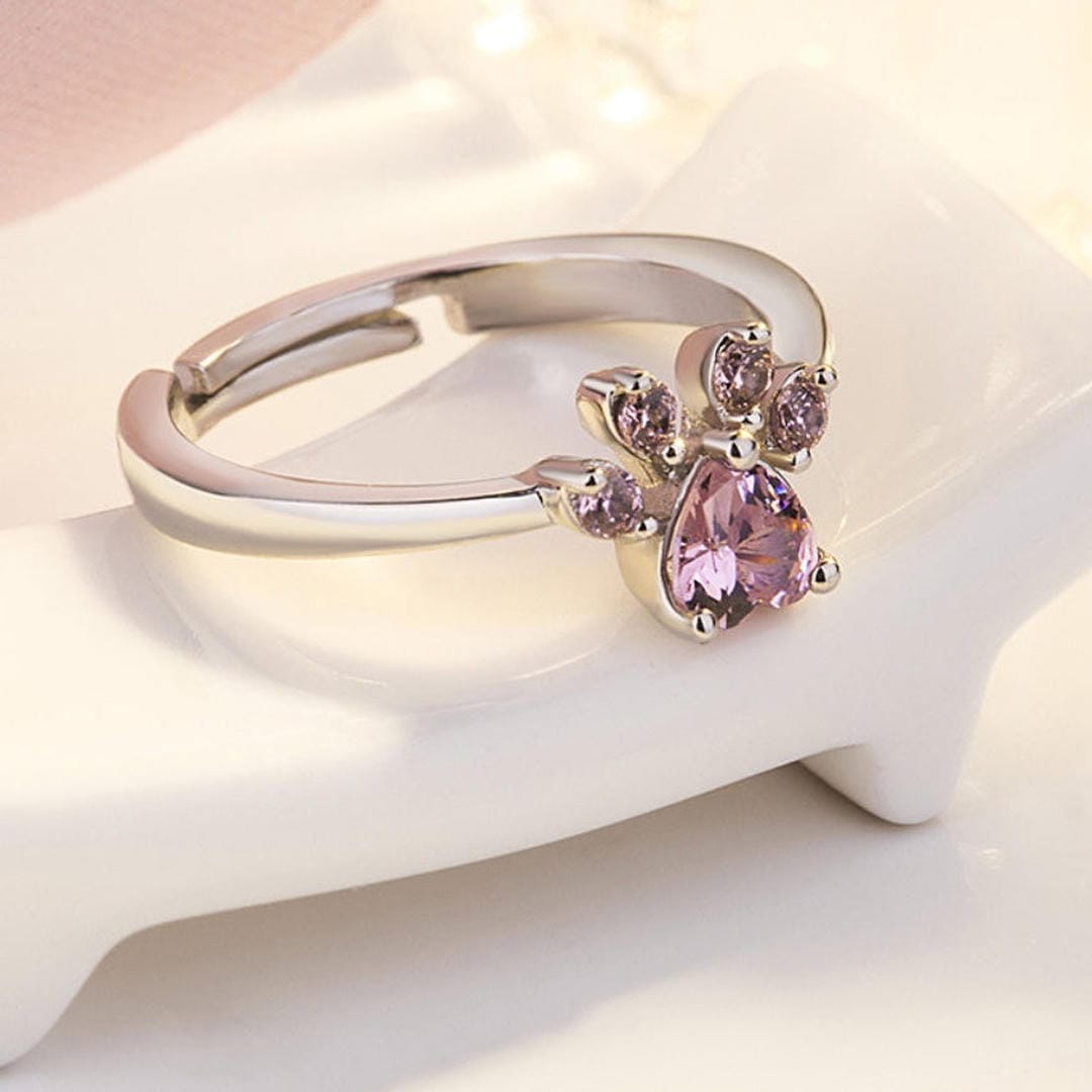 Conjunto de patita de 4 piezas con corazón de circonita — Carmen, Lucía & Rocío