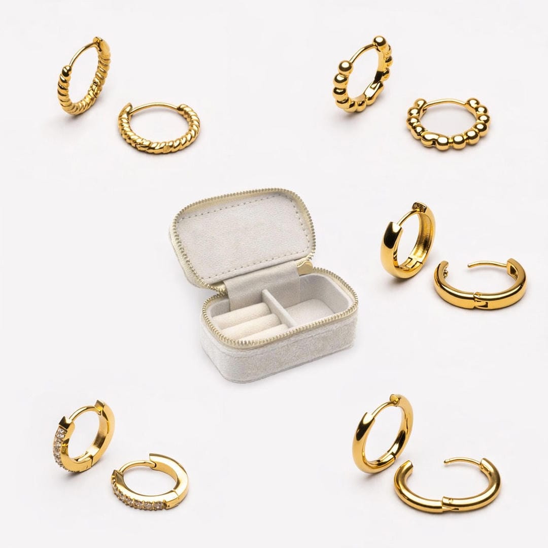 Conjunto de aros de uso diario — Carmen, Lucía & Rocío