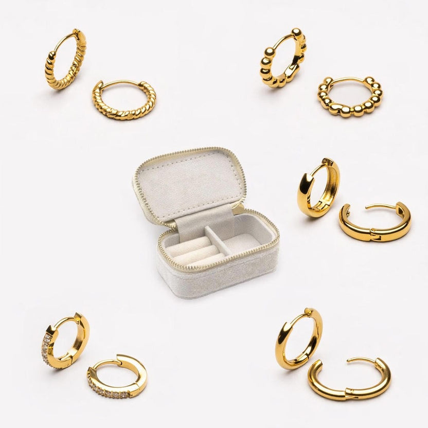 Conjunto de aros de uso diario — Carmen, Lucía & Rocío