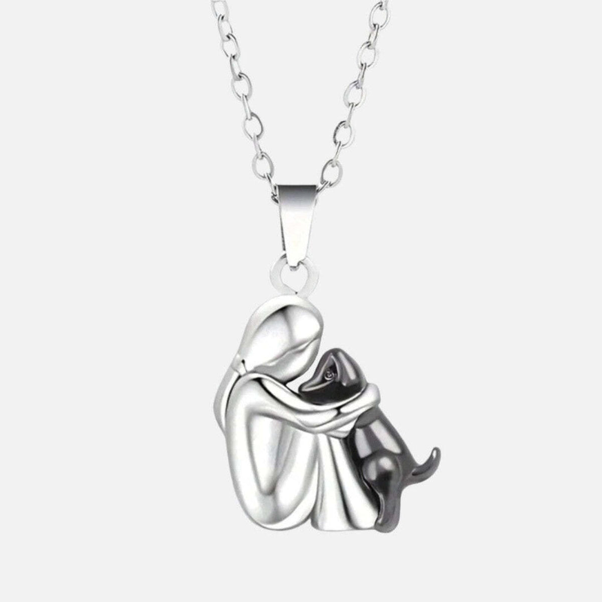 Collar con colgante Forever in Your Heart de abrazo a perro – imagen 3