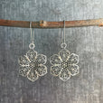 Pendientes vintage bohemios de flor – imagen 2