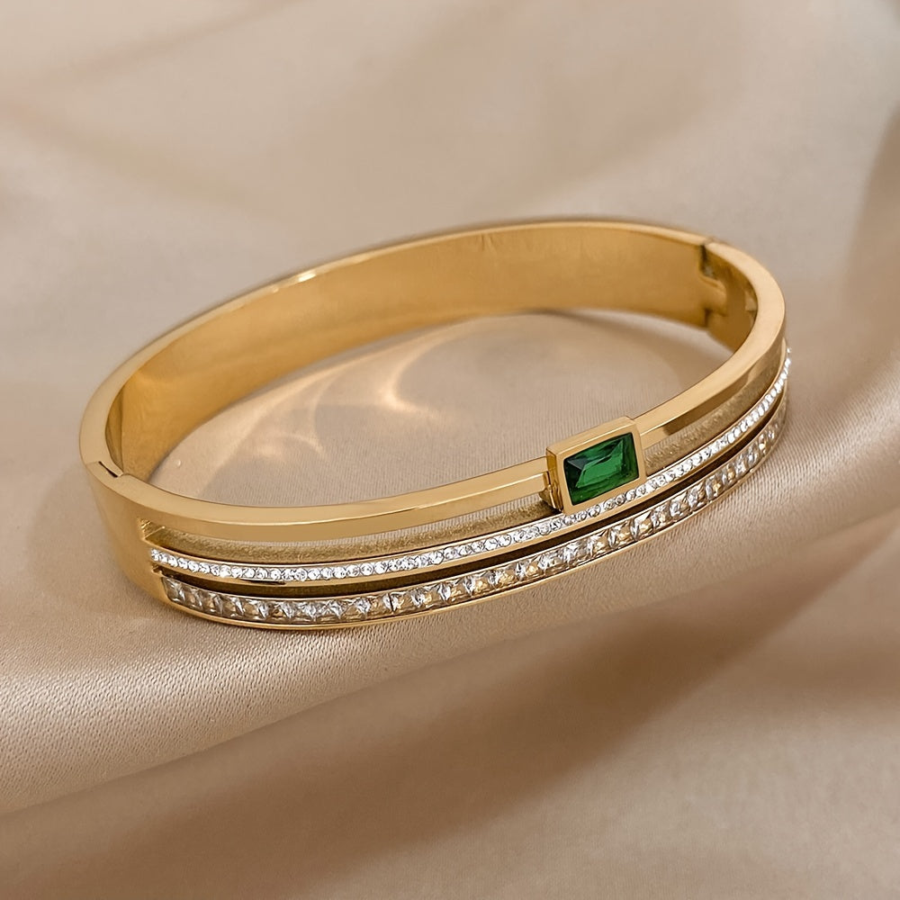 Brazalete rígido Viaje esmeralda – imagen 2