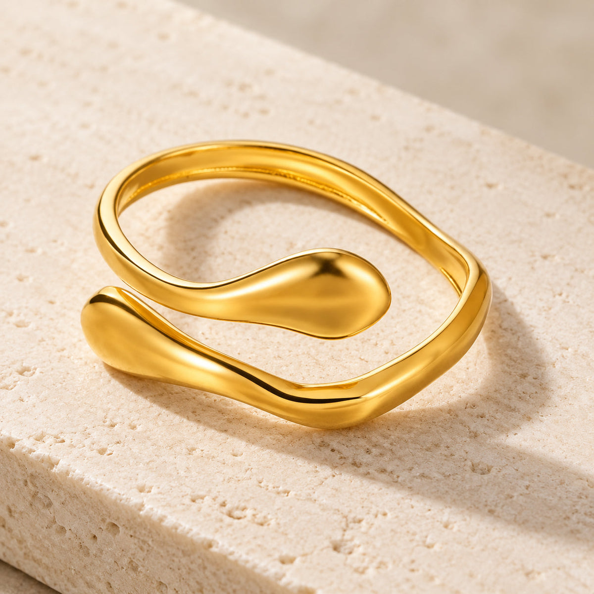 Anillo envolvente abierto de lujo