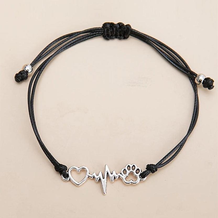 Pulsera Wish & Prayer con forma de latido