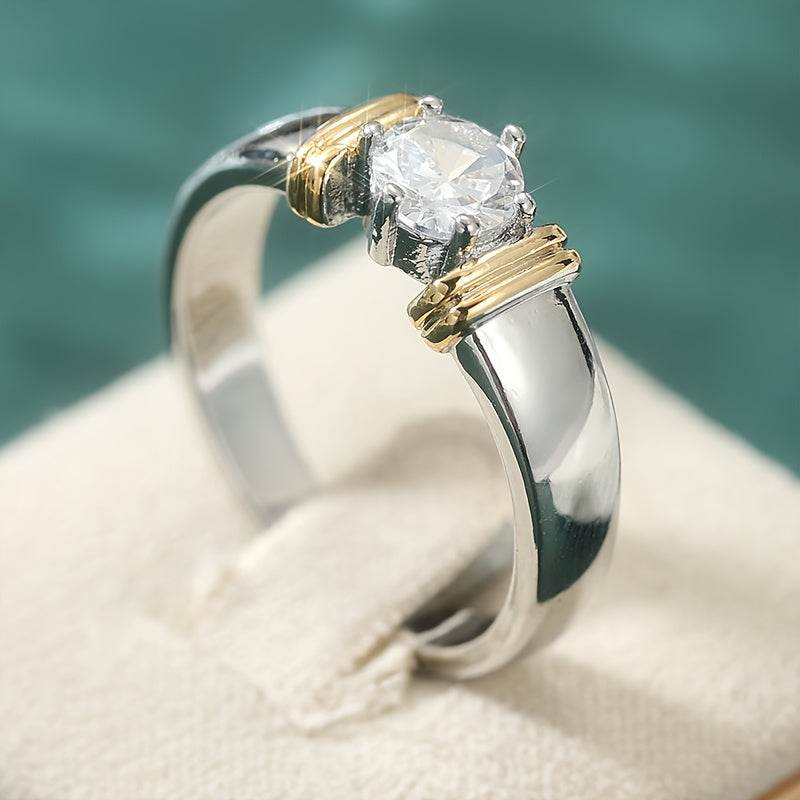 Anillo de lujo con circonitas incrustadas – imagen 2
