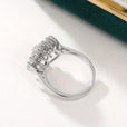 Anillo statement de cristales en halo – imagen 3