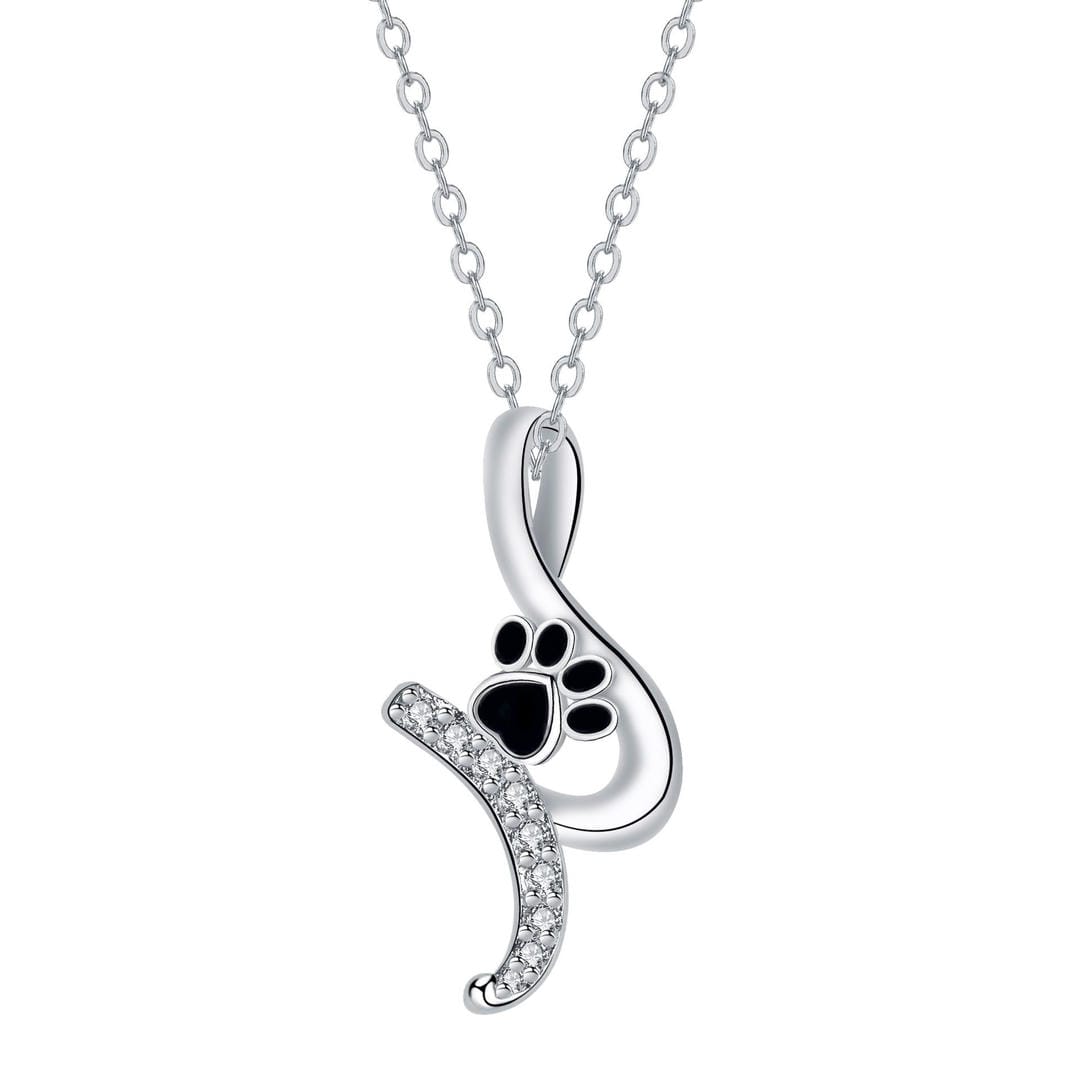 Collar con colgante de huella de pata – imagen 4