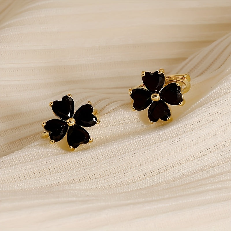 Pendientes de flor exquisitos – imagen 2