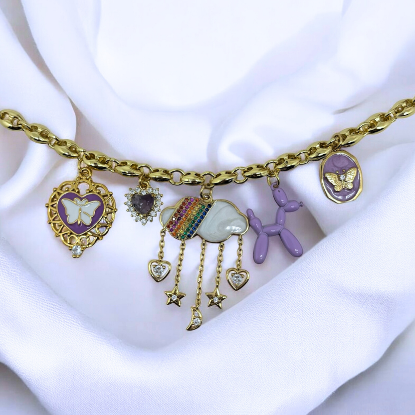 Collar de dijes Dreamland (hecho a mano y edición limitada)