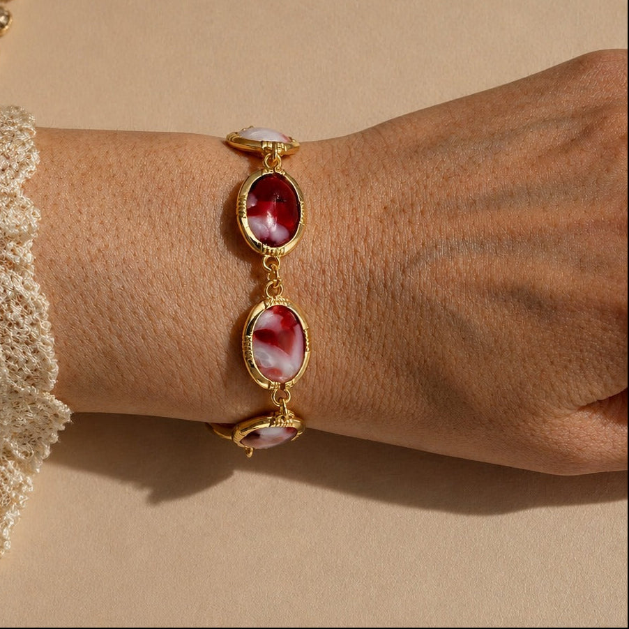 Pulsera de piedras preciosas de acento Legado — Carmen, Lucía & Rocío