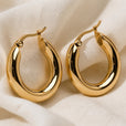 Pendientes de aro Golden Muse – imagen 2