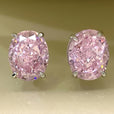 Pendientes de oro blanco con circonita atemporales – imagen 2