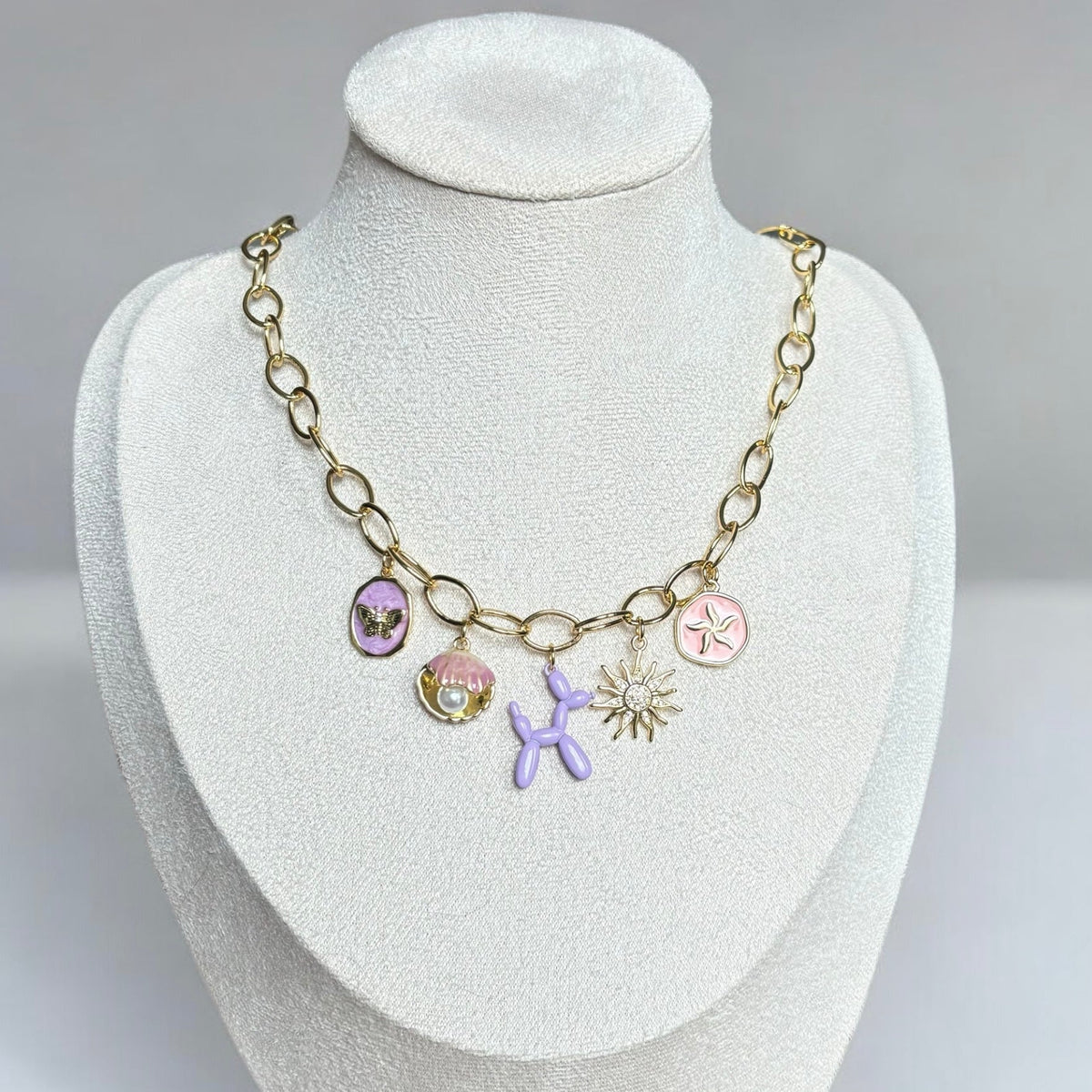 Collar Lila (artesanal y edición limitada) – imagen 3